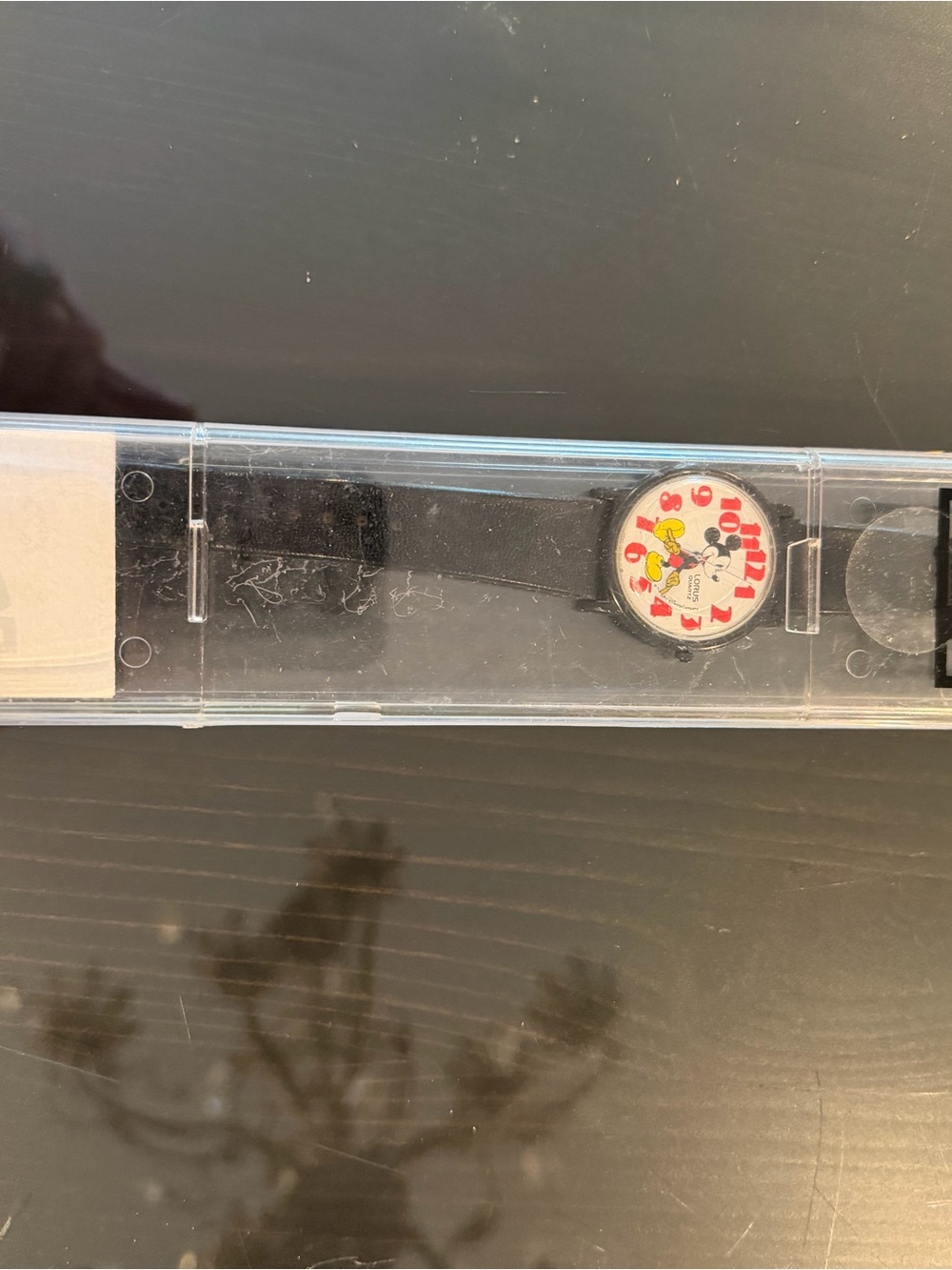 Vintage Mickey Mouse Watch - Black Strap
